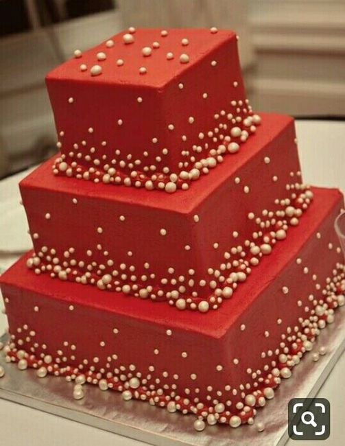 Pasteles rojo con oro - 1
