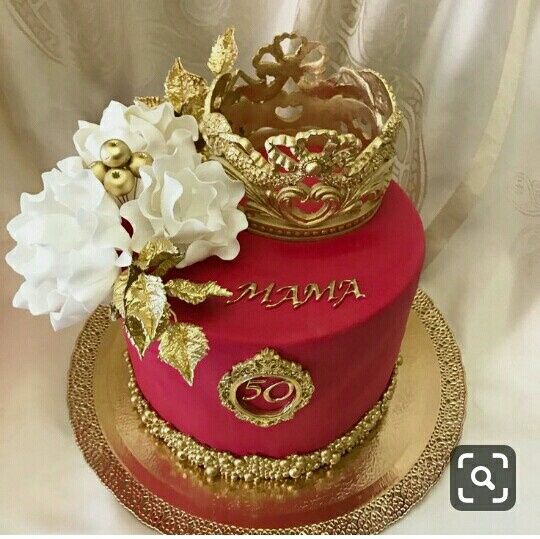 Pasteles rojo con oro - 6