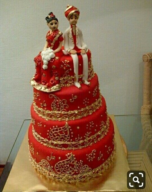 Pasteles rojo con oro - 7