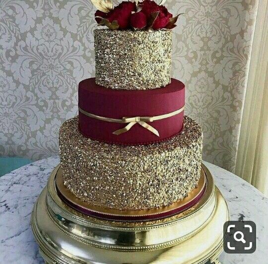 Pasteles oro con tinto - 7