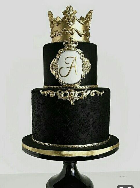 Pasteles oro con negro - 3