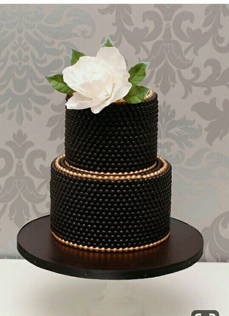 Pasteles oro con negro - 6