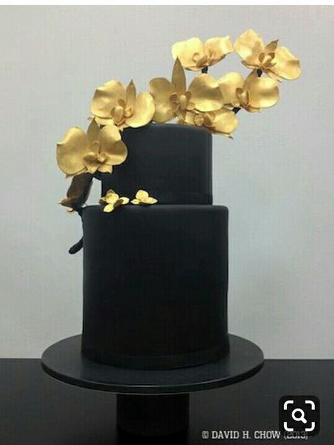 Pasteles oro con negro - 7