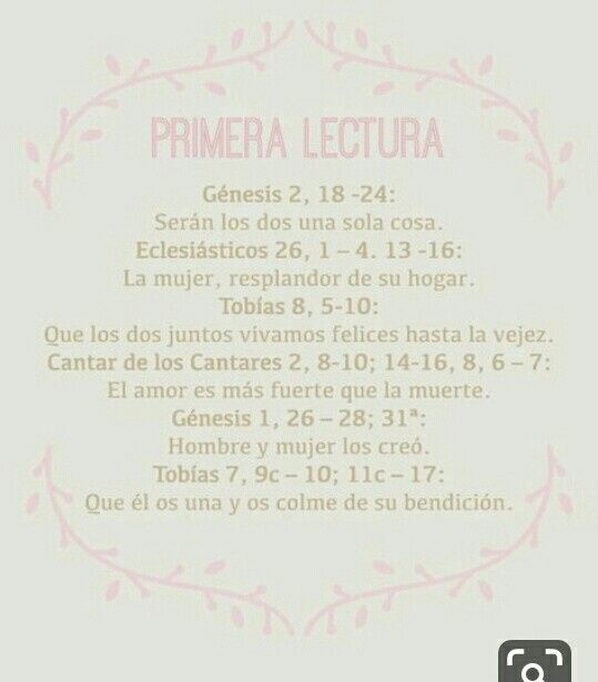 Que lecturas son perfectas para la ceremonia religiosa !!!! - 2