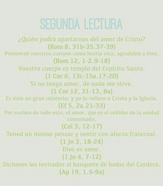 Que lecturas son perfectas para la ceremonia religiosa !!!! - 3