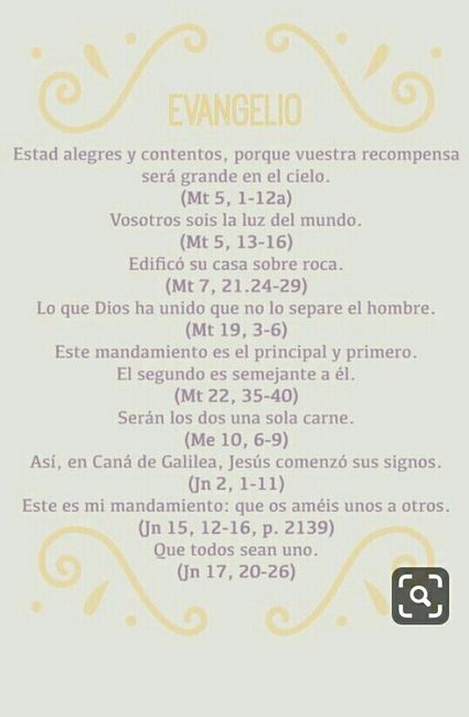 Que lecturas son perfectas para la ceremonia religiosa !!!! - 6