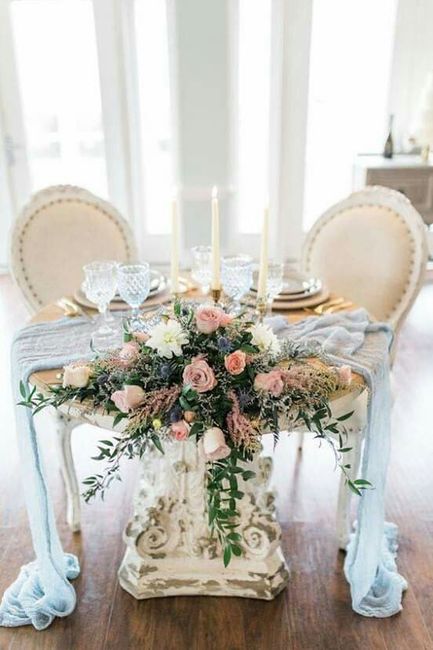 Ideas para decorar mesa de novios - 1
