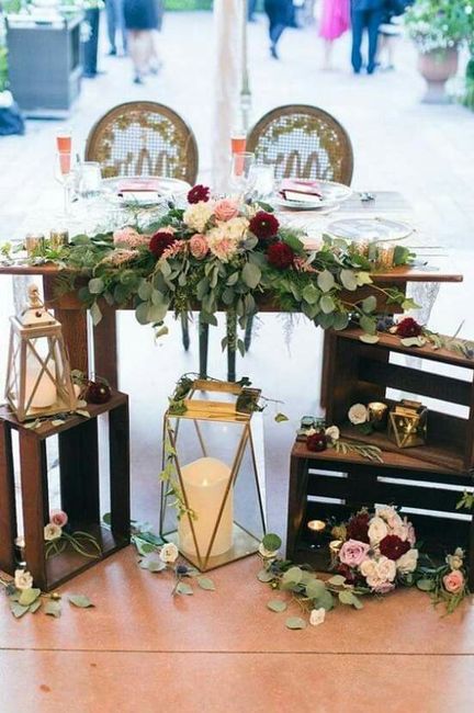 Ideas para decorar mesa de novios - 2