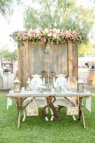 Ideas para decorar mesa de novios - 7