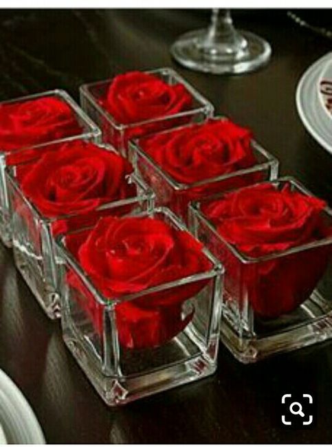 Rosas para centro de mesa - 3