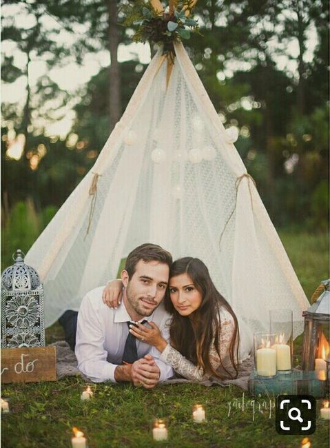 Tipi para boda boho - 9