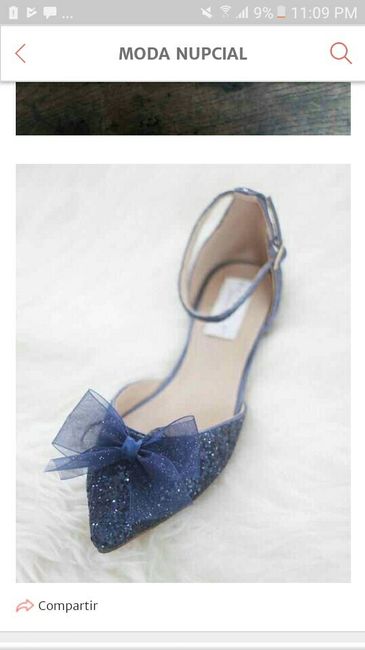 Zapatos de novia en azul 💙 - 1
