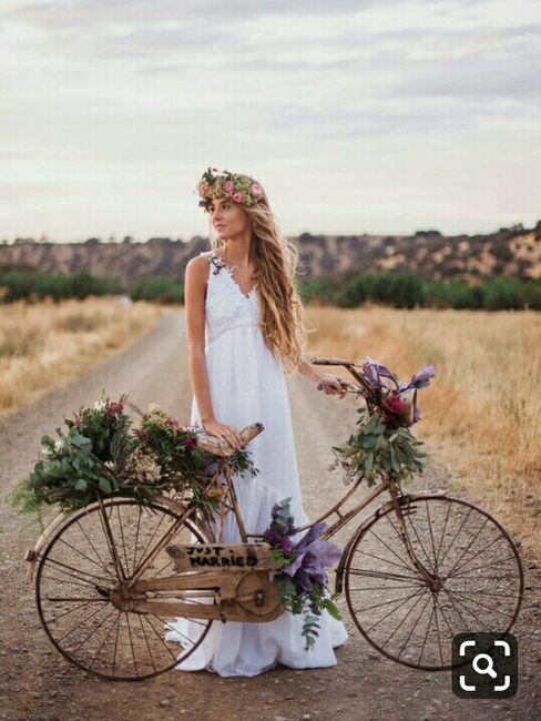 Fotos vestidos de novios en bici - 20
