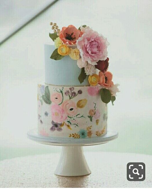 Pasteles con flores - 5