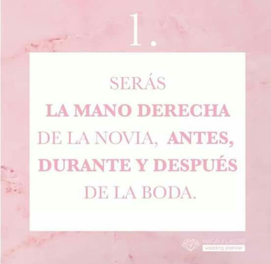 Mandamientos de dama de honor - 2