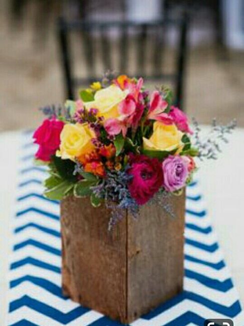 Centros de mesa coloridos - 10