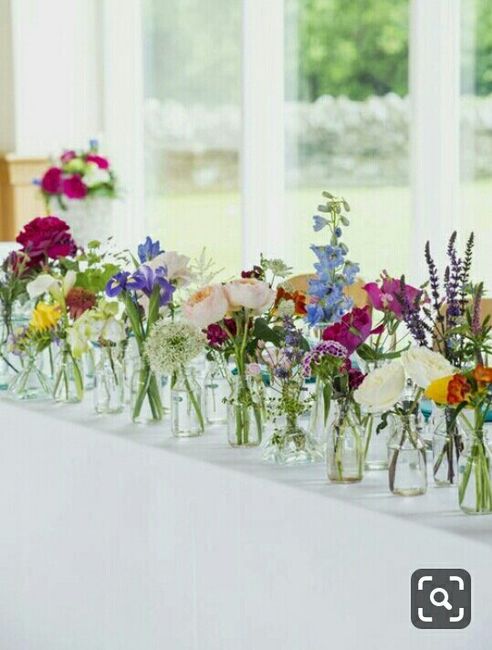 Centros de mesa coloridos - 13