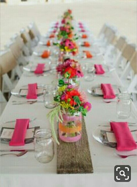 Centros de mesa coloridos - 15