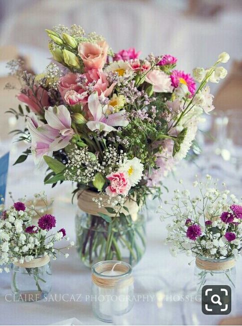 Centros de mesa coloridos - 21