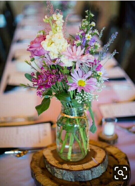 Centros de mesa coloridos - 23