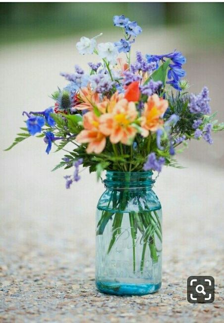 Centros de mesa coloridos - 25