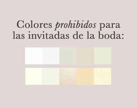 Colores prohibidos para invitadas! - 1