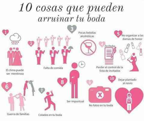 Cosas q pueden arruinar tu boda 😱 - 1