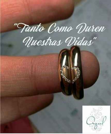 Qué grabar en los anillos?? - 1