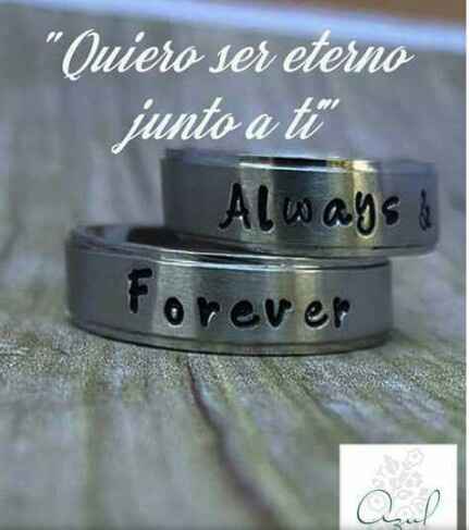 Qué grabar en los anillos?? - 6