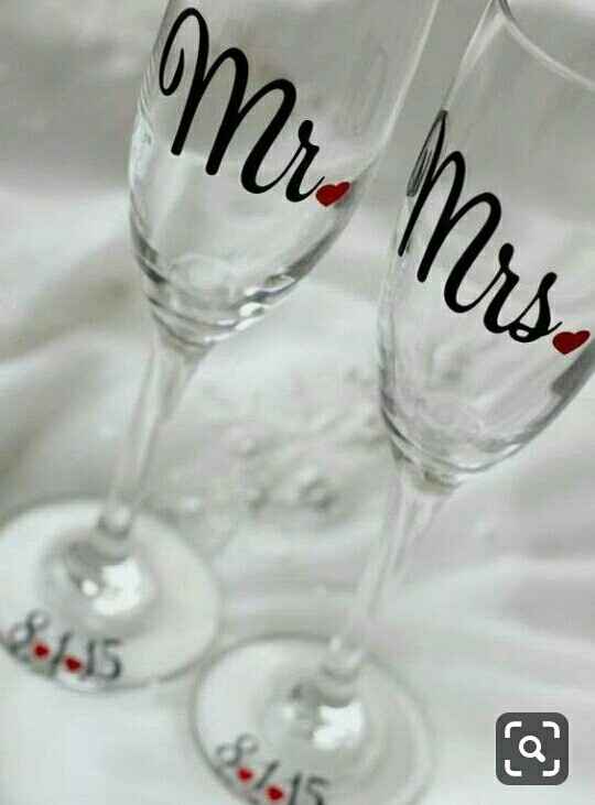 Ideas para agregar el Sr y Sra en su boda - 8