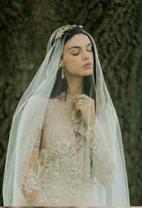 Velo de novia y tocado - 5