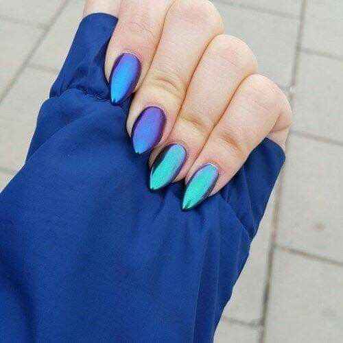 Uñas efecto espejo - 8