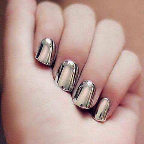 Uñas efecto espejo - 10