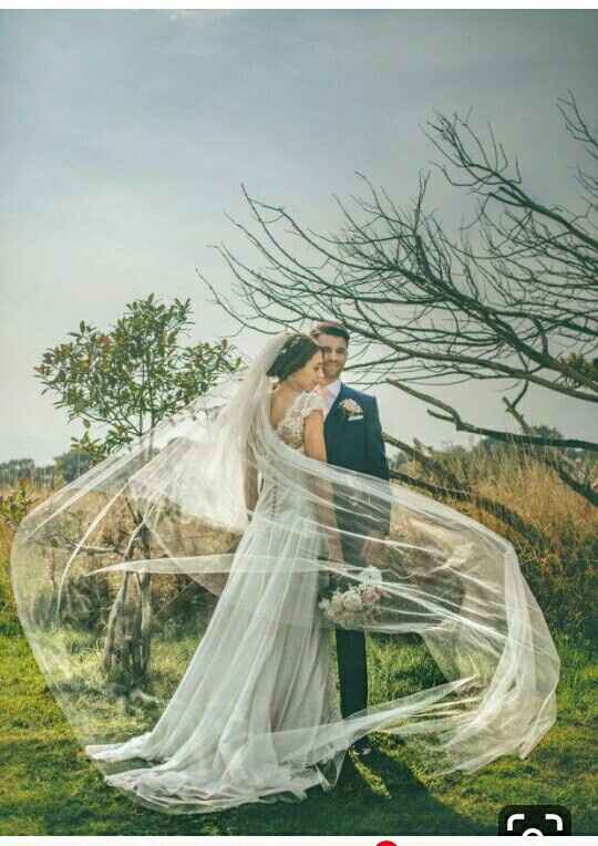 Ideas para fotos con el velo de novia - 4