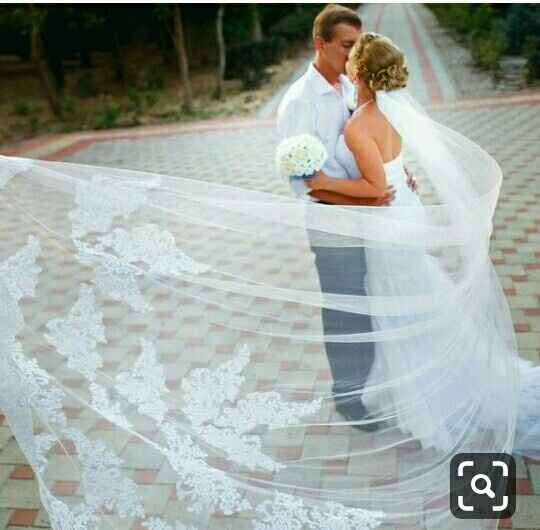 Ideas para fotos con el velo de novia - 7