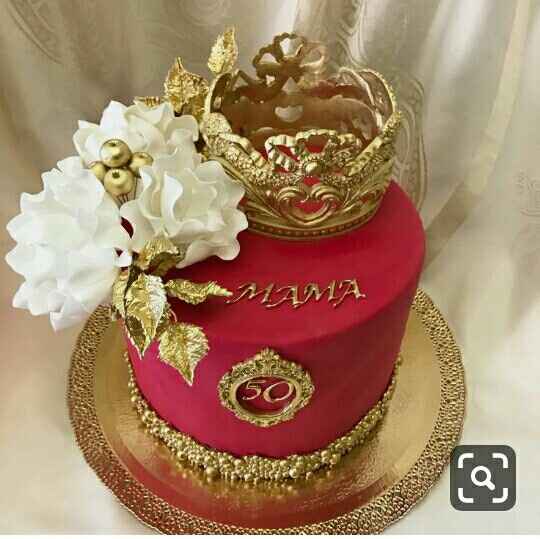 Pasteles rojo con oro - 6
