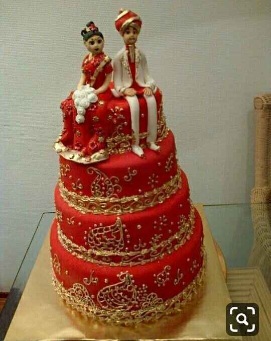 Pasteles rojo con oro - 7