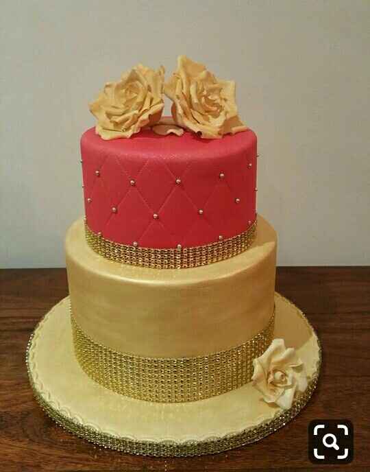 Pasteles rojo con oro - 12