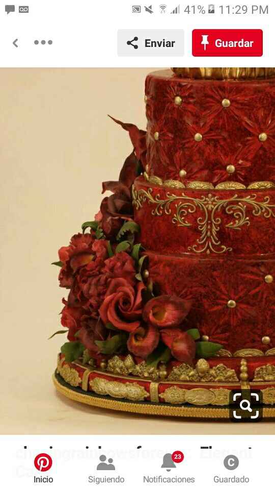 Pasteles oro con tinto - 4