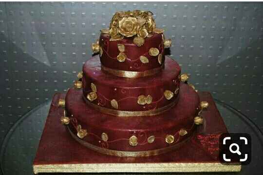 Pasteles oro con tinto - 12