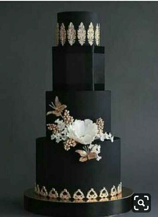 Pasteles oro con negro - 1