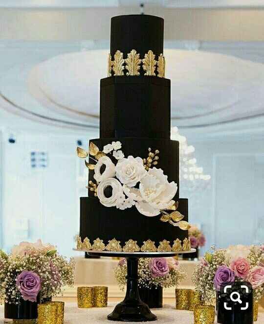 Pasteles oro con negro - 2