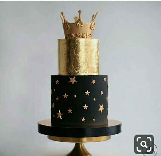 Pasteles oro con negro - 5