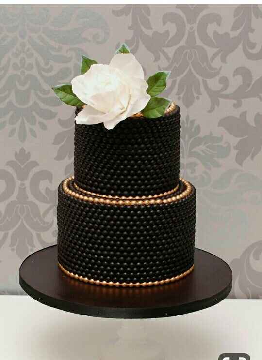 Pasteles oro con negro - 6