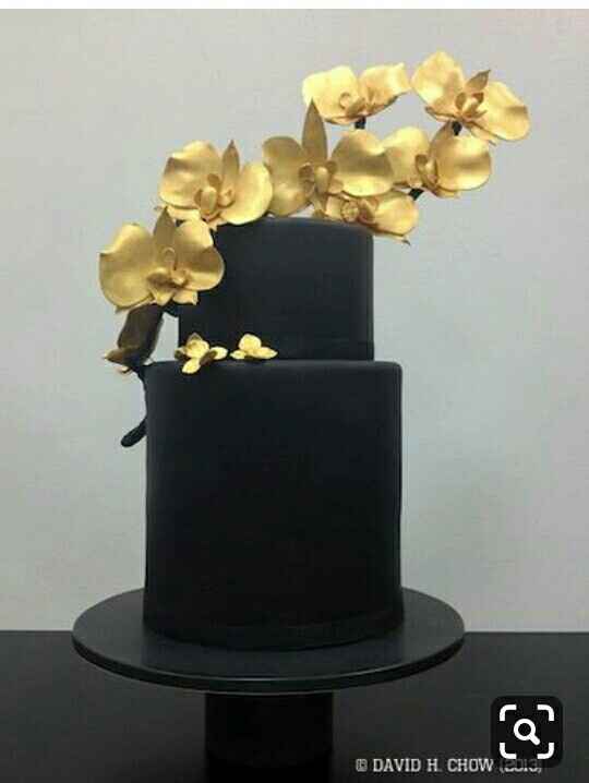 Pasteles oro con negro - 7