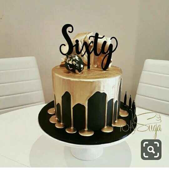 Pasteles oro con negro - 10