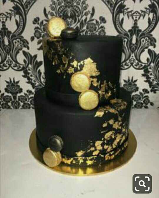 Pasteles oro con negro - 11