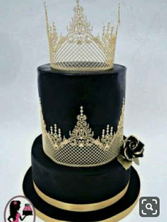 Pasteles oro con negro - 13