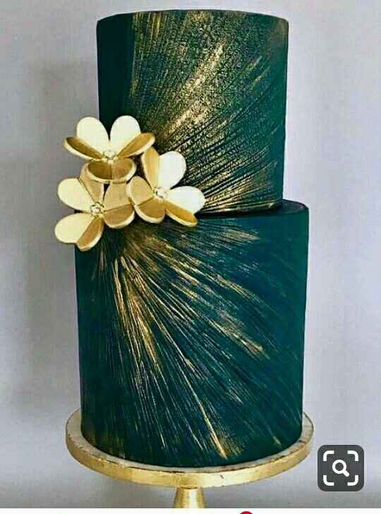 Pasteles verde con oro - 3