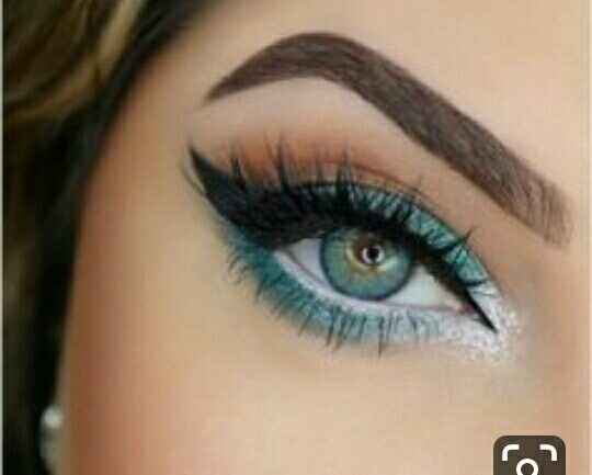 Maquillaje azul - 7